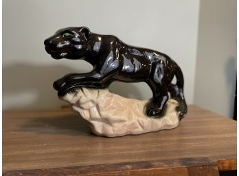 Vintage MCM Mod Panther On Rock Statue