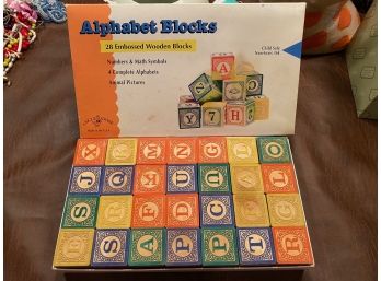 Uncle Goose Alphabet Blocks In Original Box