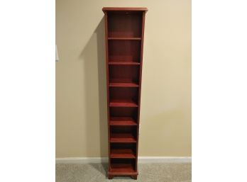 Tall Wooden Display Cabinet Or CD Holder