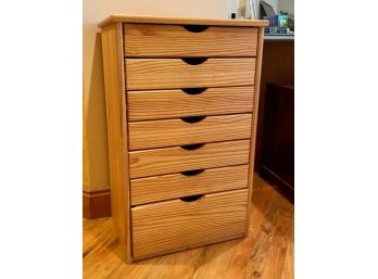 Seven Drawer Oak Cabinet