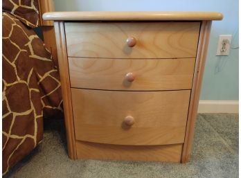 Canadian Maple 2 Drawer Night Stand