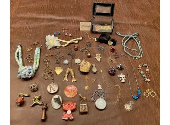 Vintage Jewelry Lot - Circa 1970's And Earlier