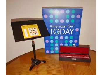 American Girl Today Flute, Music Stand And Mini Grin Pins