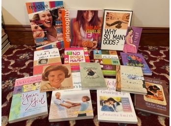 Lot Of Books On Becoming A Teenage Girl