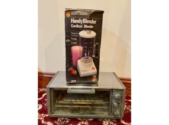 Black & Decker Toast-R-Oven And Cordless Blender