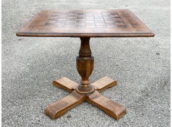 A Vintage Oak Games Table