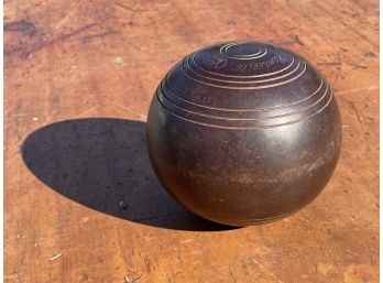 A Large Vintage Bocce Ball