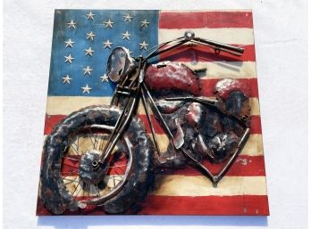 Large Metalwork Chopper Artwork