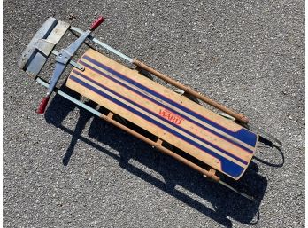 A Vintage Montgomery Ward Sled