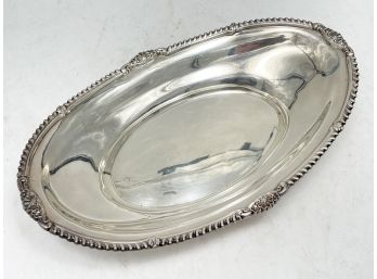 A Vintage Sterling Silver Serving Dish By Fisher Sterling