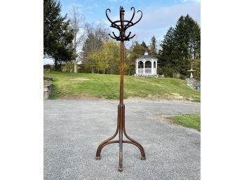 A Victorian Bent Wood Coat Rack (AS IS)