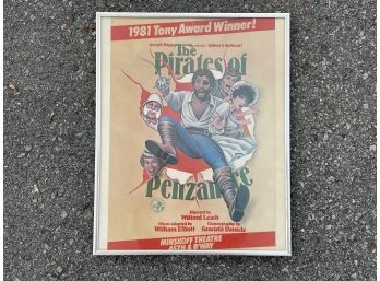 A Vintage 'Pirates Of Penzance' Poster