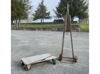 Vintage Beerania - Beverage Dolly And Keg Truck