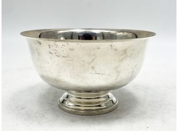 A Vintage Sterling Silver Footed Bowl By Amston