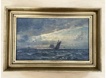 A 19th Century Oil On Canvas, Nautical Scene, Christian Molstead (1862-1930, Danish)