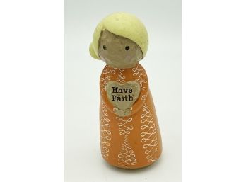 Hallmark Brand Little Figurine 'Have Faith'