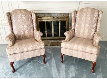 Clayton Marcus Wing Back Chairs (set Of 2)