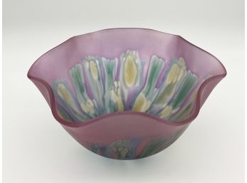 Deep Pastel Colored Blossom Bowl