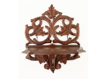 Wooden Decorative Carved Wall Art/Shelf