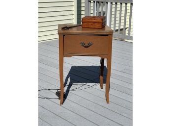 Vintage White Brand Sewing Table