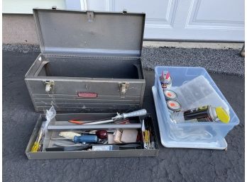 Craftsman Toolbox And  Various Tools