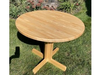 Maple Pedestal Table -  36D