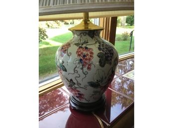 Cloisonn Table  Lamp - 3 Way Switch
