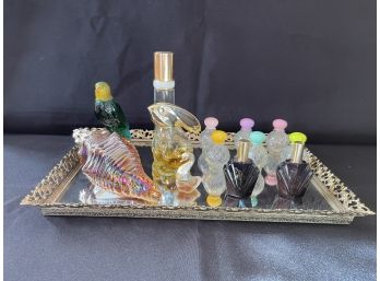 Vintage Perfume Bottles (tray In Separate Lot)