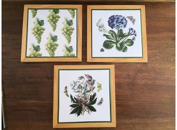 Grouping Of 3 Hanging Tiles, 7