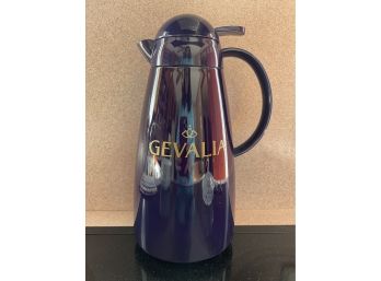 Gevalia Coffee Carafe Thermos, Cobalt Blue