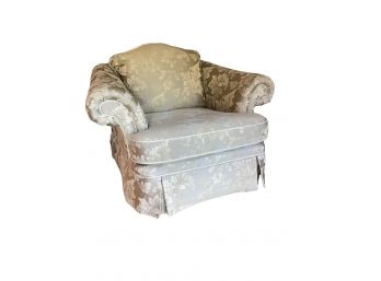 Decor Rest Upholstered Club Chair, Taupe Damask (1 Of 2)