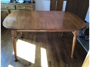 Hitchcock Dining Table, Maple, No Stenciling, 2 Leaves