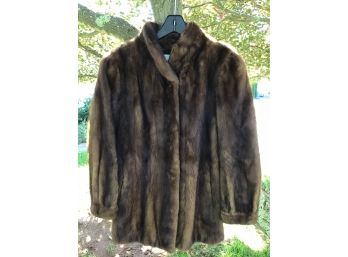 Mink Coat, Custom Made By Harpers Furs, Possibly Medium Sized