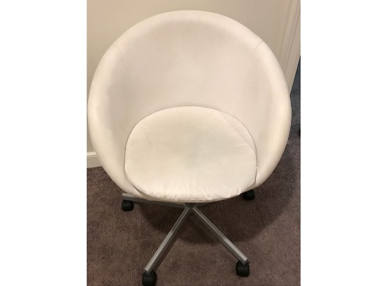 White And Chrome Chair