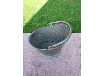 Antique Copper Coal Bucket