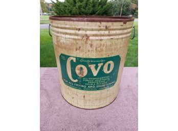 Vintage Shortening Tin Container