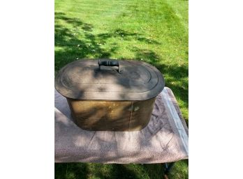 Vintage Copper Oval Wash Boiler