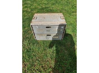 Metal Storage Box With Drawers