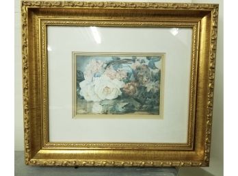 Framed Flower Print