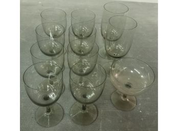 Miscellaneous Gray Glass Lot