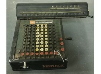 Monroe Allen West Antique Cash Register