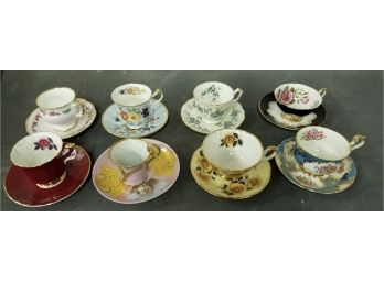 Miscellaneous Teacup Set Of Eight