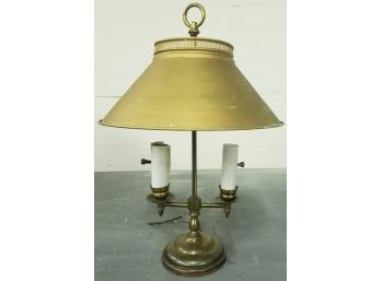 Vintage Metal Lamp With Shade