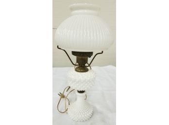 Vintage Milk Glass Lamp