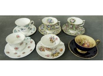 Miscellaneous Teacup Set Of Six- Lot Four