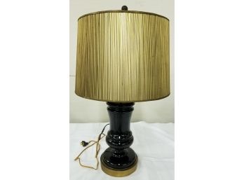 Vintage Black Lamp With Shade