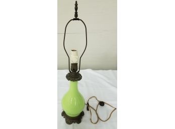 Vintage Green Lamp