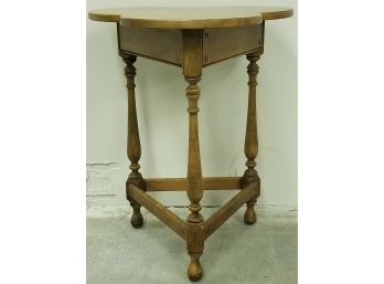 Antique Solid Wood End Table