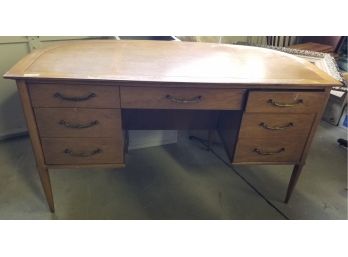 Oval Wooden Desk