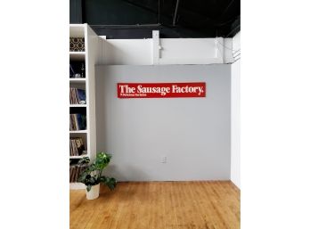 6 Ft Vintage Sausage Factory Advertising Sign